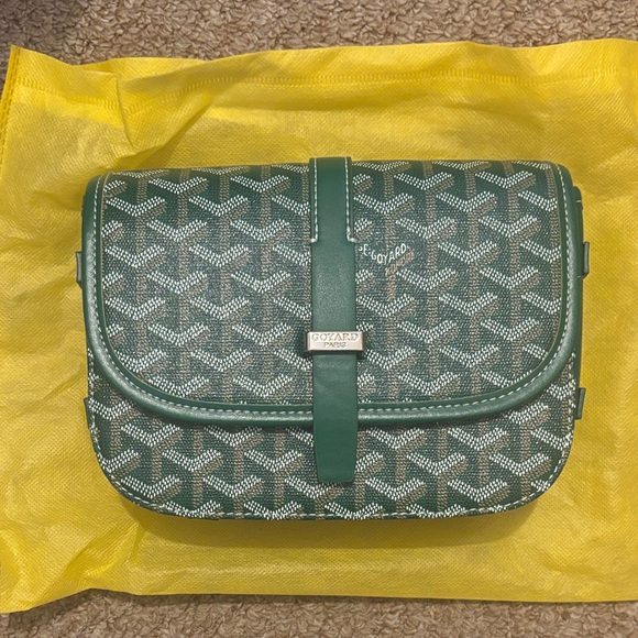 Goyard Green Crossbody Bag - Picture 1 of 11